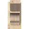 Ekena Millwork Balboa Slat Rough Sawn Outlooker, Douglas Fir, 6"W x 12"D x 12"H OUT06X12X12BOA06RDF - alternate 2